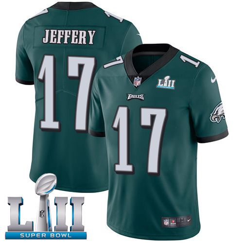 Youth Philadelphia Eagles #17 Jeffery Green Limited 2018 Super Bowl NFL Jerseys